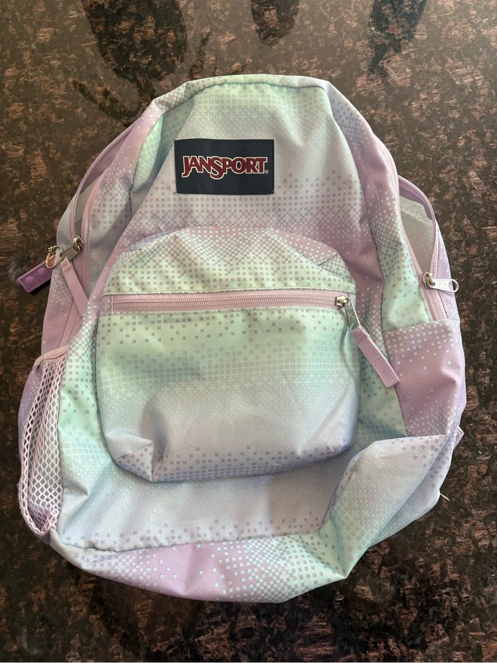Jansport Kids Pastel Mint & Lavender Ombre Backpack